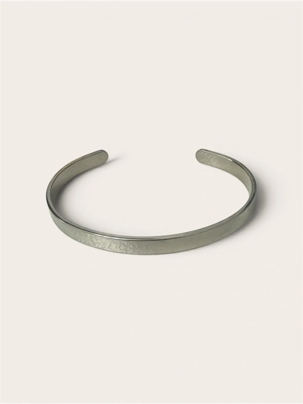 Inspirational Silver Cuff Bracelet
